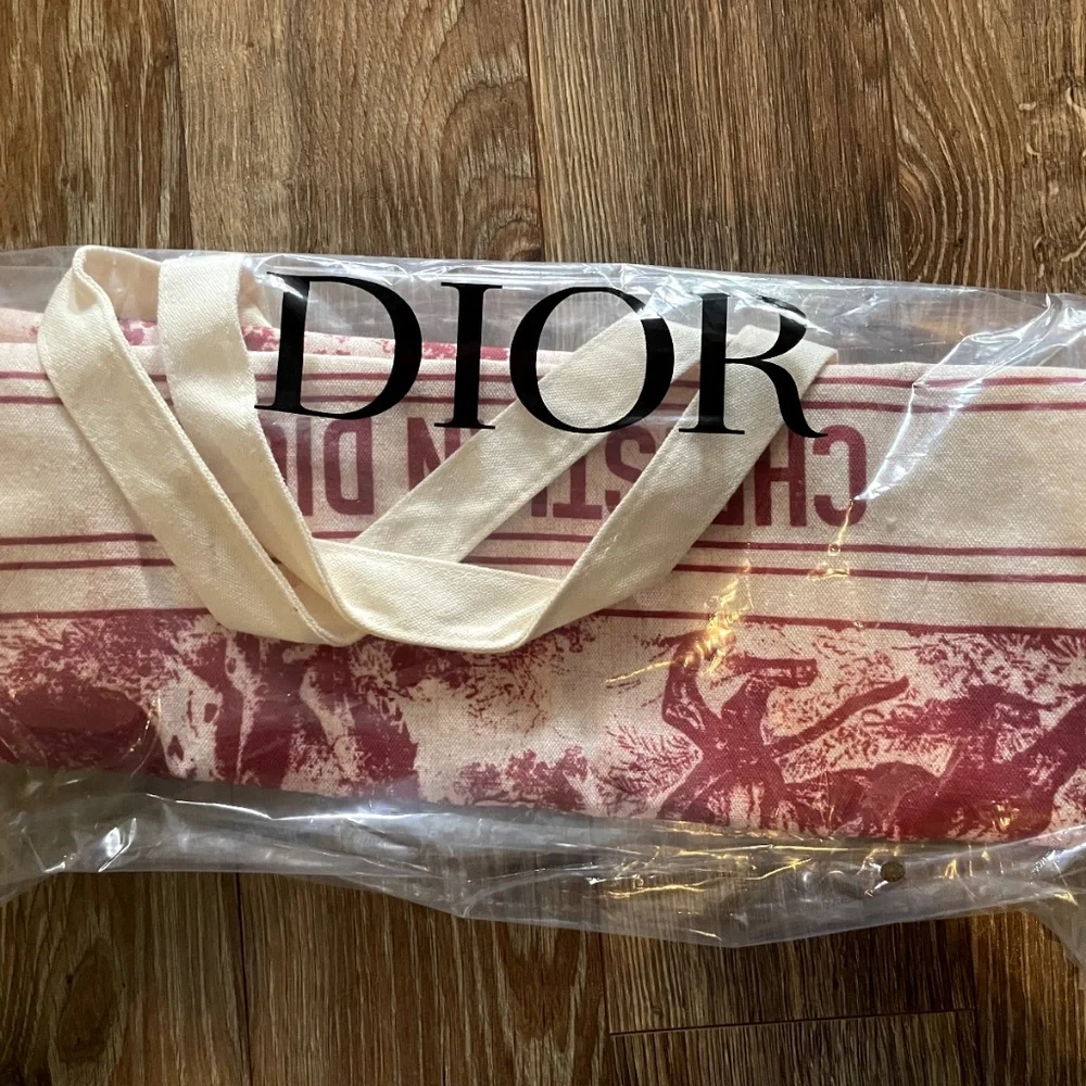 CHRISTIAN DIOR Dioriviera Canvas Tote Bag - Picture 4 of 4